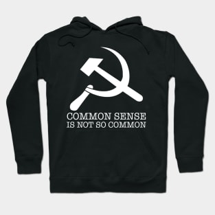 Anti Socialism & Communism - Common Sense Is Not So Common Hoodie